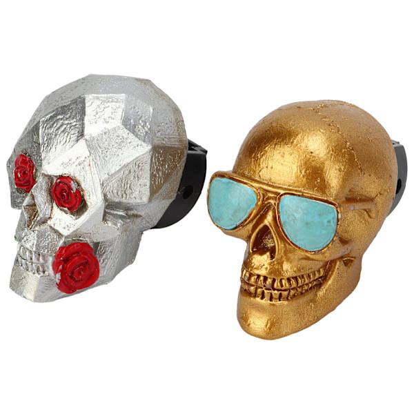 Auton pääkallon raikastaja auton ilmanpoistohartsi Skull Rose -aromidiffuusori raikastaja ornamentti Halloween auton koristelu lahja