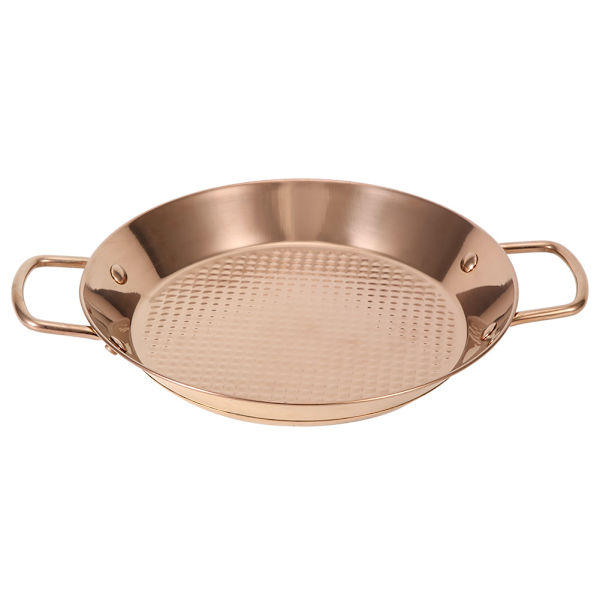 Rustfritt stål gryte sjømatfat med dobbelthåndtak kjøkkenredskap 26cm indre diameter