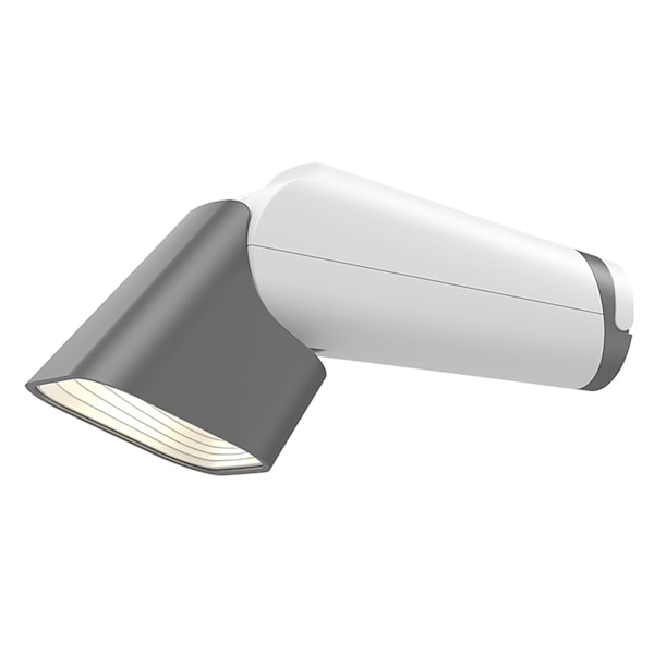 LED-læselampe ABS USB 90 graders foldbar 4000K 3-trins dæmpbar øjenbeskyttelse skrivebordslampe til soveværelse, arbejdsværelse, sovesal, kontor, grå