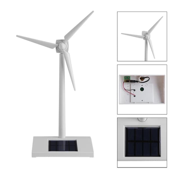 Mini Solenergi Vindmølle Leketøy Barn Vitenskap Undervisningsverktøy Hjemmedekorasjon