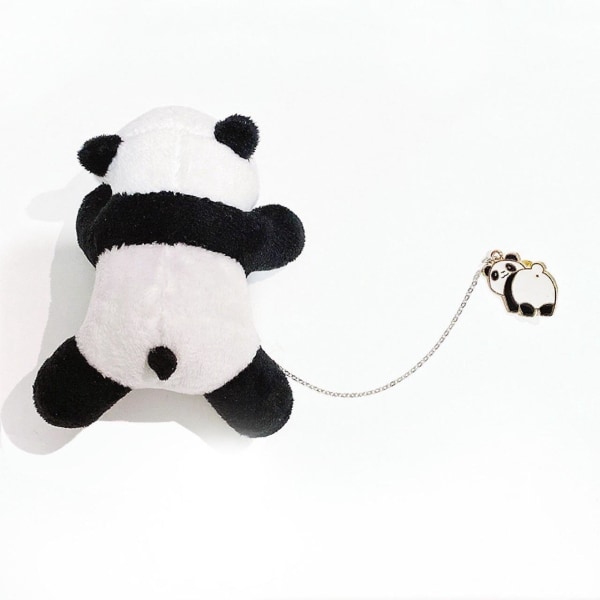 Bedårande Panda Bag Pendant - Högkvalitativ mjuk studentdocka