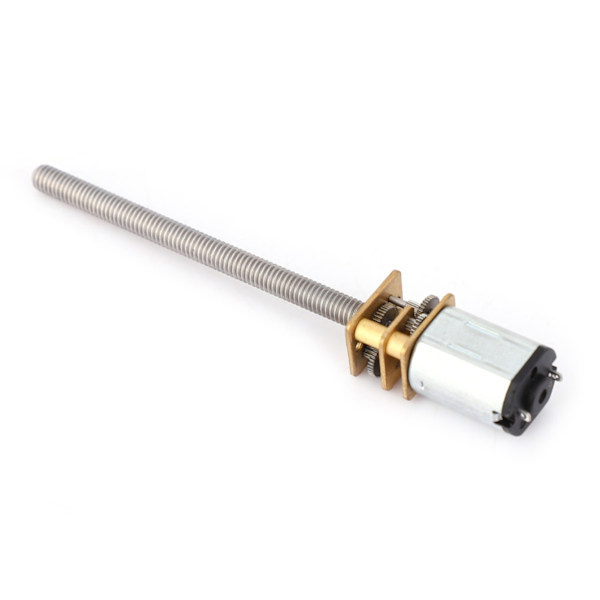 N20 Växelmotor Blyskruv Hastighetsreduceringsmotor M4x55mm 12V Kulskruv Tillbehör(200RPM)
