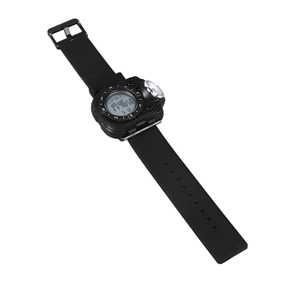 Smart Watch til mænd med LED-lommelygte 30M vandtæt baggrundsbelysning EL lysende dobbelt tidsvisning LED håndledslys ur til udendørs camping vandreture