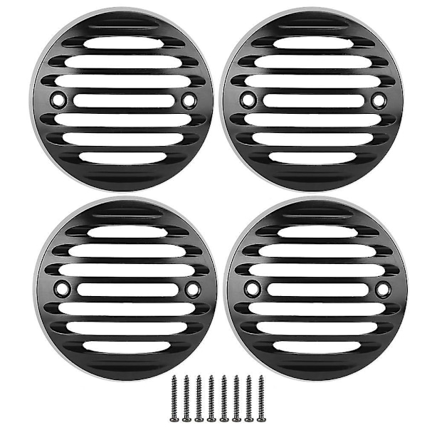 4 stk. Blinklysbeskytter Retro CNC Indikator Grill Passer til Royal Enfield Classic 500