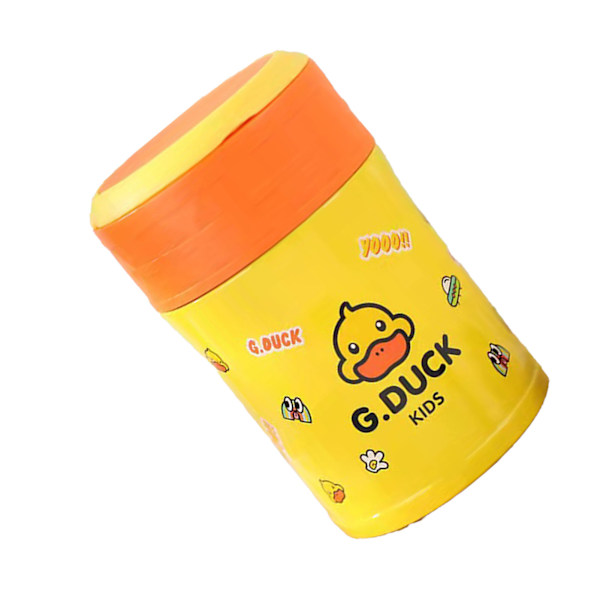 520 ml isolerad matbehållare 316 rostfritt stål termisk Bento behållare burk bred mun matbehållare för studenter arbetare gul