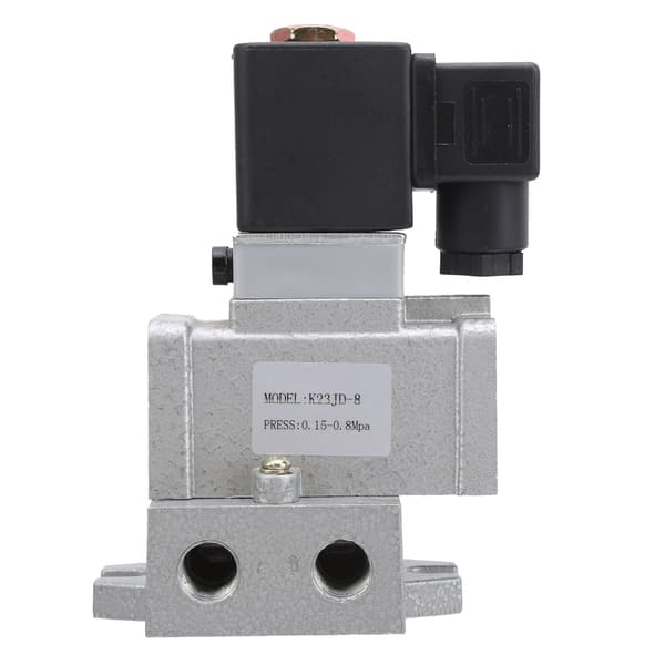 Pneumatisk magnetventil 2 positioner 3-vejs elektrisk controller G1/4in K23JD‑8 10 HzDC12V