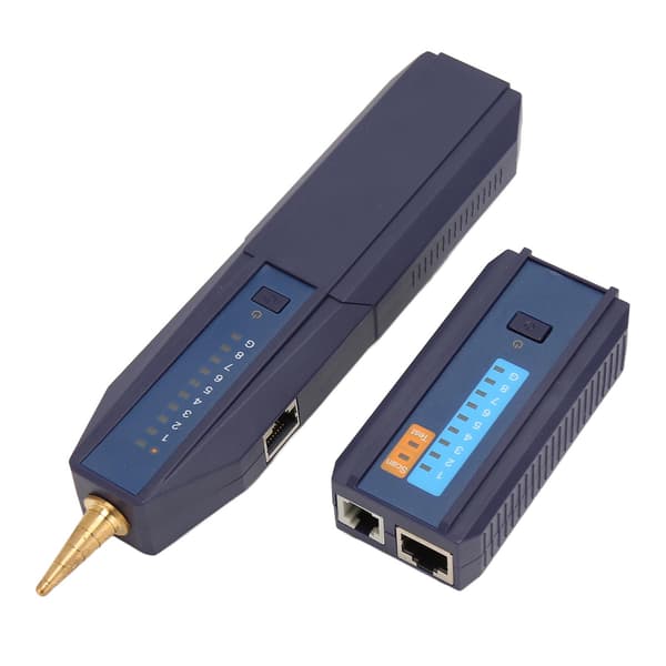 PoE-tester Anti-interferens Digital Signalsovervåking Polaritetstesting Nettverkskabeltester med oppbevaringspose