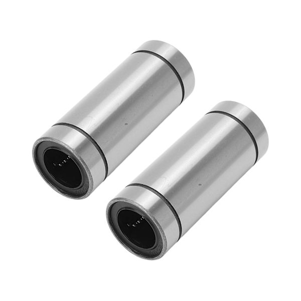 2 kpl lineaarinen liikelaakeri teräs 20 mm sisähalkaisija 32 mm ulkohalkaisija 80 mm pituus LM20LUU konelaitteille