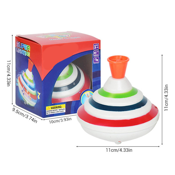 LED Music Spinning Top Toy - Perfekt present till barn