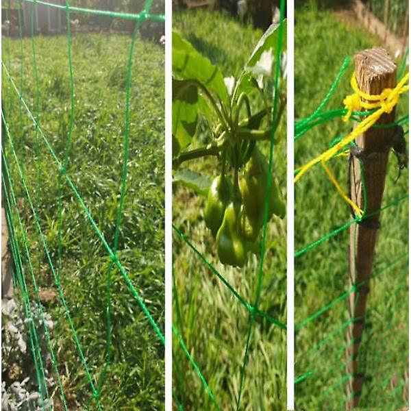 Robust klatreplante net, 1,8 * 0,9 meter, stærk støtte til grøntsager, blomster, klematis, agurker, tomater, bælgplanter, vinstokke