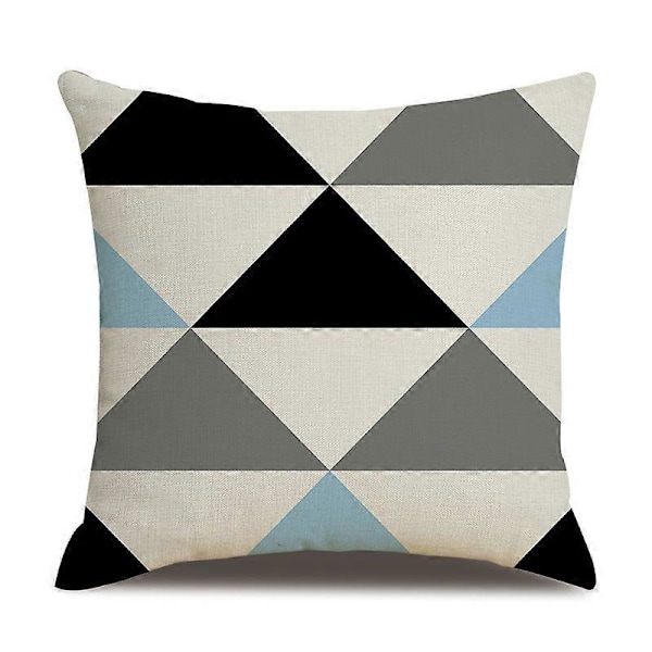 Set med 4 Kuddfodral 45x45cm Moderna Dekorativa Örngott Soffkudde Fodral Heminredning Vardagsrum Sovrum för Soffa Stol, Medelhavsstil