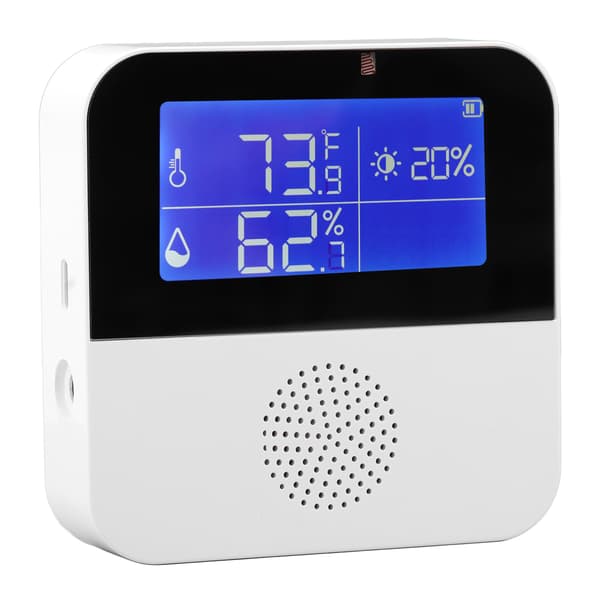 WiFi fugtighedstemperatursensor Højpræcision Smart Termometer Hygrometer med 2,9 tommer LCD-skærm