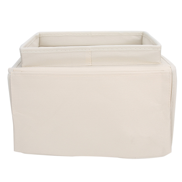 4 lommer sofa armlæn tv fjernbetjening arrangør lænestol sofa taske med kopholder bakkeBeige