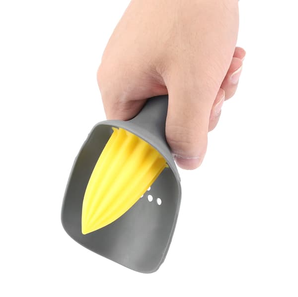 Ergonomisk Manuell Mini Citronpress för Lime Apelsin (Svart)