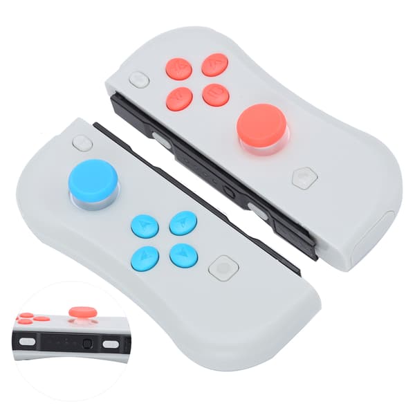 Joycon-pelikonsolin langaton Bluetooth-peliohjain Nintend Switchille oikea vasen (vaaleanharmaa)