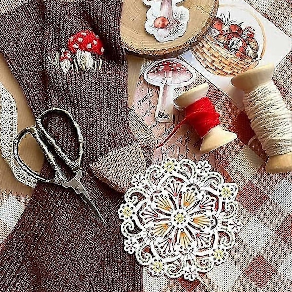 3 Set Sydda Blomma Mandala Skärande Dies för Korttillverkning Blomma Bakgrund Kolstål Präglingsschabloner Mall för Dekorativ Prägling Papper