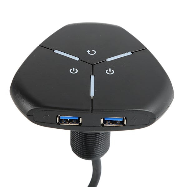 PC Power-knap Dual Power Switch Robust Meget holdbar ABS Desktop Computer Switch til stationær computer