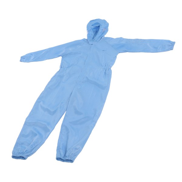 Antistatisk beskyttelsesoverall Universal Workshop Rengøring Støvtæt tøj med hætte Blå 2XL