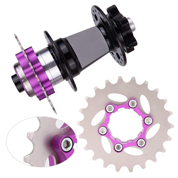 Steel Bike Single Speed ​​Cassette Freewheel Wheel Sykkeltilbehør for Bicycle22T