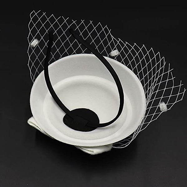 Stiligg Fascinatorhatt med Slør for Kvinner Perfekt for Kentucky Derby Bryllup og Tepartyer