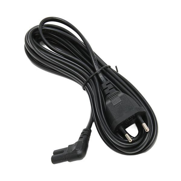 EU-pistokkeen uros IEC320 C7 naaraskaapeliin PVC-kuori vedenpitävä palosuojattu power EU Plug 100-250V 16,4ft