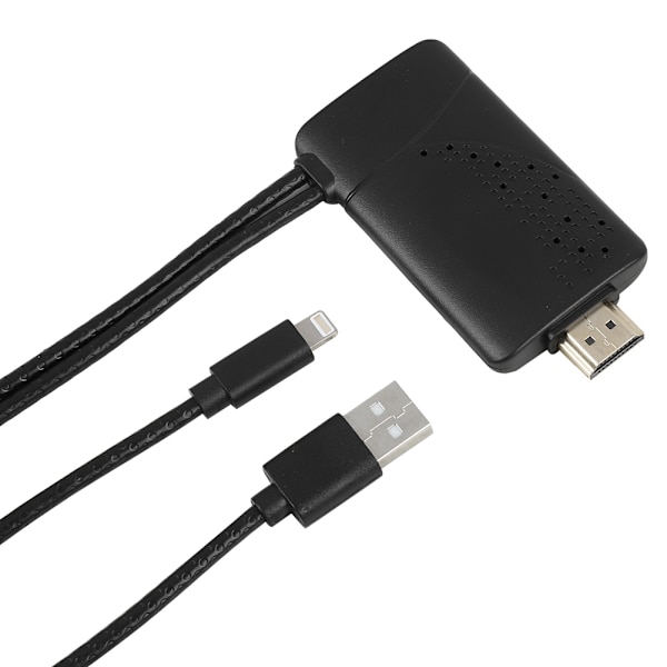 1,8 m Lightning till HDMI TV AV 1080P Mobiltelefon AV-kabeladapter för iPad