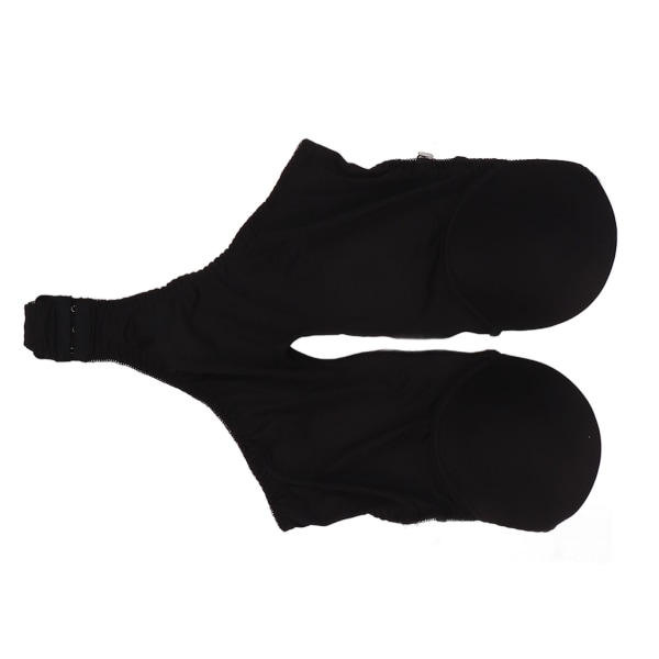 Kvinnor One Piece Underkläder Charmig Deep V Underkläder Bodysuit för Cosplay Aftonklänning Bröllopsklänning Svart