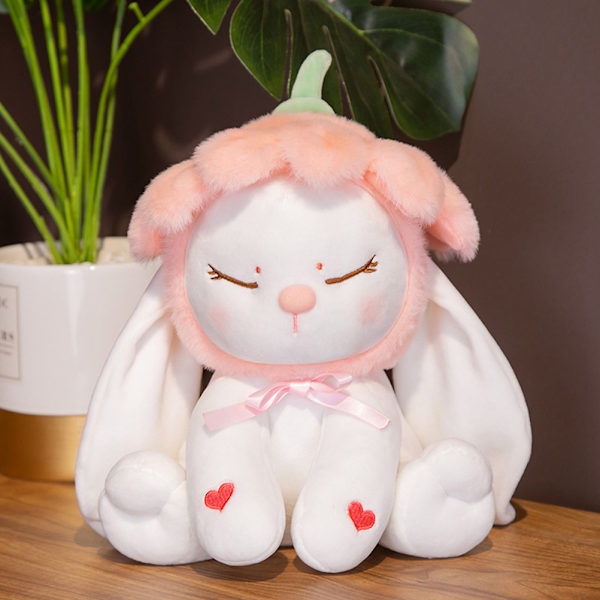 Plysj leker Petal Rabbit utstoppet fluffy dukke søt myk dukke feriegaver for barn voksne