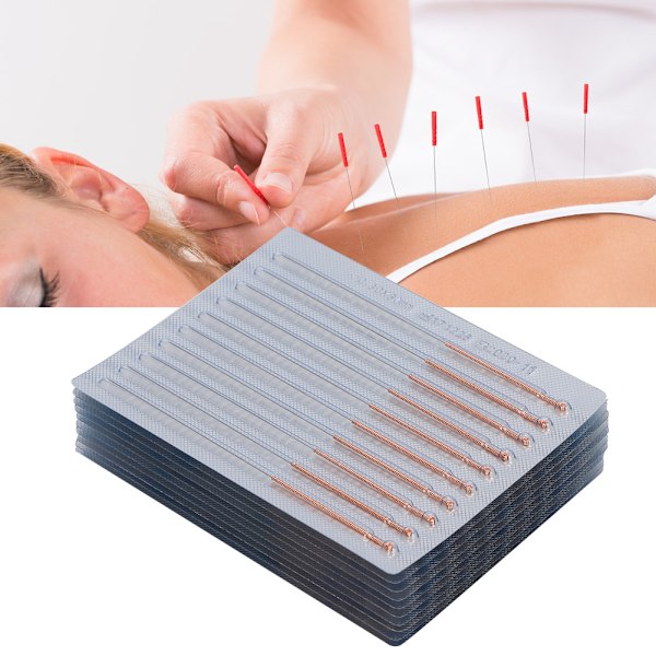 100 st / låda Steril engångsnål för engångsbruk för massageterapi kopparnål0,25 x 25