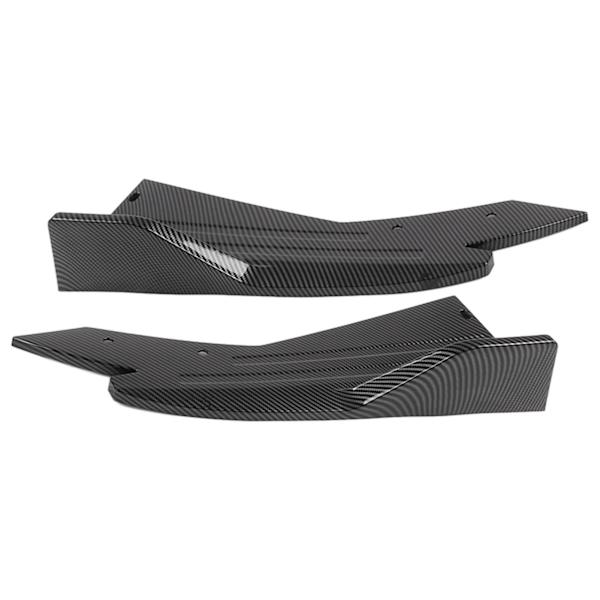 Bakre spoiler stötfångare läpp diffusor splitter canard skydd kolfiber stil sidokjol universell karosseri kit för bilar