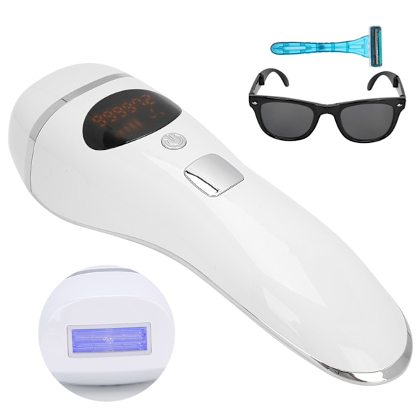 990 000 blink IPL hårfjerningsmaskin Elektrisk epilator Depilator Hvit (110-240V) EU-plugg