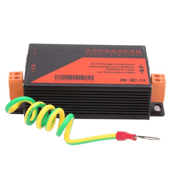 Ethernet Surge Protector Monitoring System RJ45 Lightning Suppressor för säkerhetsanvändning