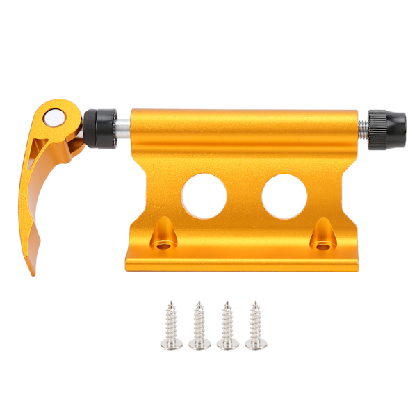 Sykkelgaffelfeste Quick Release Sykkelblokk Forgaffel Fixed Clip Bagasjeholder RackYellow