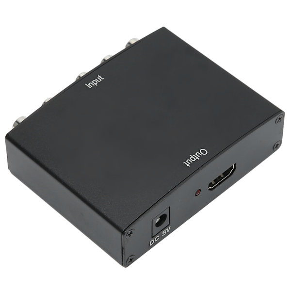 YPBPR til High Definition Multimedia Interface-omformer Video Audio 1080P Datatilbehør 100-240V EU-plugg
