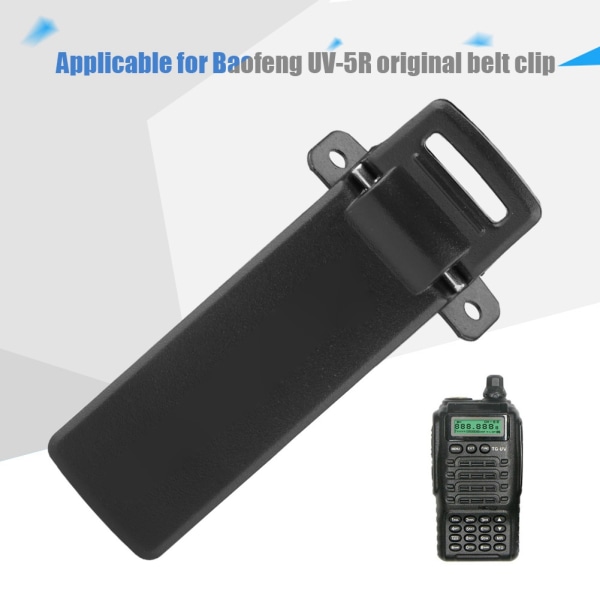 5 ST Walkie Talkie Back Clip Two Way Radio Original midjebältes Clip för Baofeng UV-5R