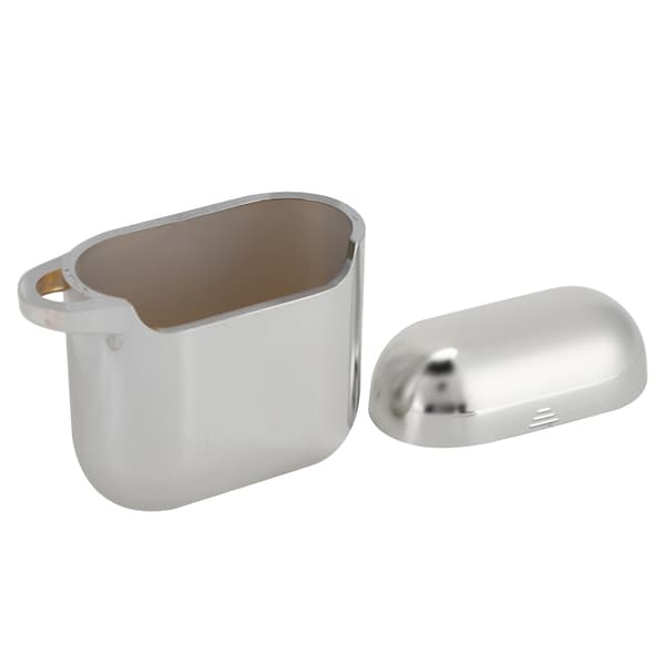 ABS Bluetooth trådlöst headset laddbox skyddsfodral för AirPods (silver)