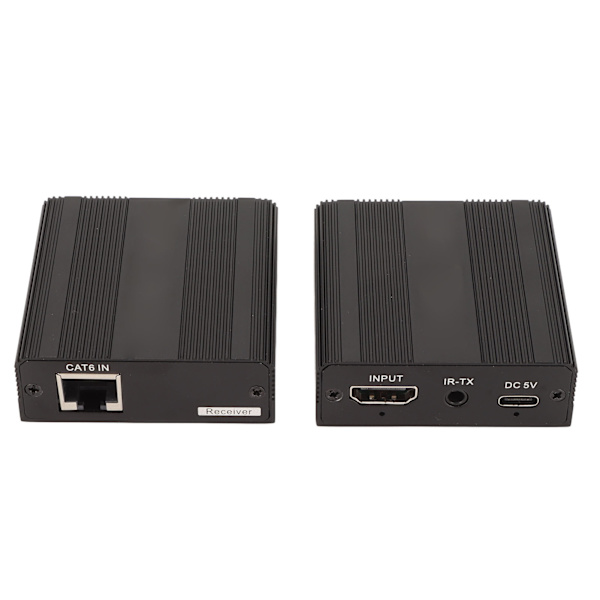 229ft HD Multimedia Interface Extender 5V 2A 1080P 60Hz Dobbelt skærm Samtidig visning Plug and Play Netværkskabel forlængelse