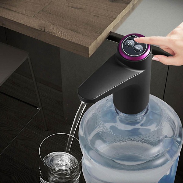 5 Gallons Vattenflaska Dispenserpump - Bärbar USB Laddning Elektrisk Pump för Kvantitativt Dricksvatten