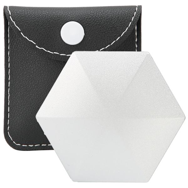 Flip Toy Desktop Pocket Stress Relief Fingertop Decompression Toy för bilkontor SilverSexangle