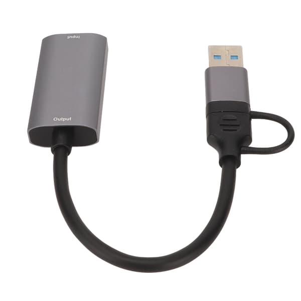 Videokaappauskortti 4K HD Multimedia Interface naaras-USB Type C -videokaappaussovitin PS5:lle Xbox DVD -videokameralle
