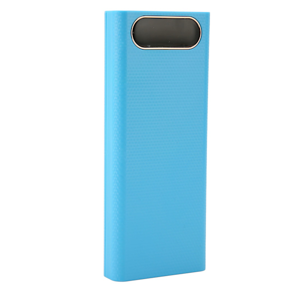 8x21700 batterilåda svetsfri power DIY batteriladdare case med LCD-skärm blå
