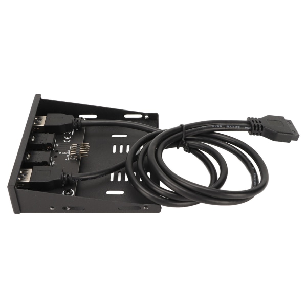 USB frontpanel USB 3.0 4 portar Stabil överföring Jamproof Support Hot Plugging 3,5 tums frontpanel för case