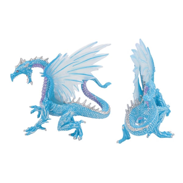 Flyvende dragemodel realistisk gammel dragefigur legetøjssamling håndværk statisk ornament legetøj PL124 249