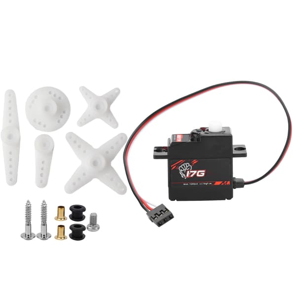 S0017P 17g Plastik Gear Digital Servo Egnet til 1/18 RC Højhastigheds Bil Fly Robot