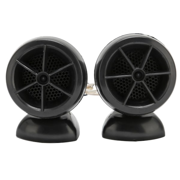 2 st Dome Tweeter 1200W Högtalare Hög Känslighet Universell för Biljudsystem Svart