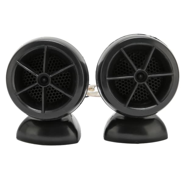 2st Dome Tweeter 1200W Högtalare Hög Känslighet Universal för Bil Audio System Svart