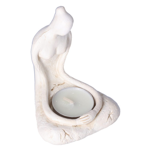 Yoga Figurine Unikt Design Dobbelt Funktion Holdbar Robust Praktisk Engel Figurine til Hjem Tearoom Yoga RoomSCS- RC007-B1