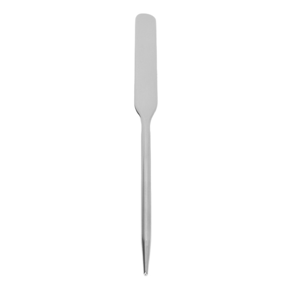 Liquid Foundation Spatel Rustfrit Stål Ergonomisk Nail Art Makeup Omrørerstang til Makeup Artist