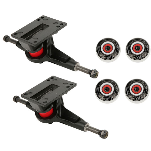 Kvalitets Dubbel Warped Skateboard Hjul Fäste Bro Set Kit Tillbehör Kombination