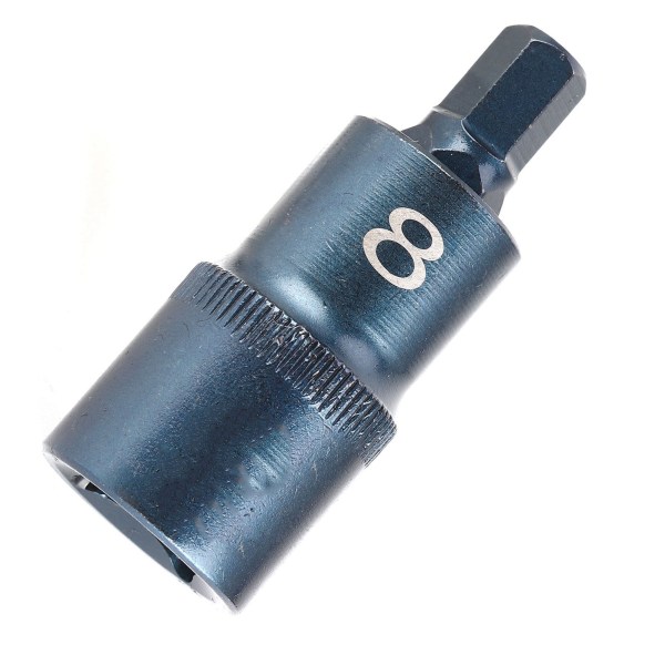 Socket Bit Hex 1/2in Interface Quick Wrench S2 Legeret stål Blåning Håndværktøj HardwareH8